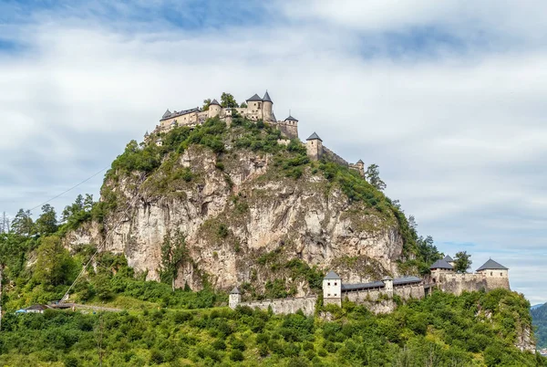 Zamek Hochosterwitz Jest Uważana Jeden Najbardziej Imponujących Średniowiecznych Zamków Austrii — Zdjęcie stockowe
