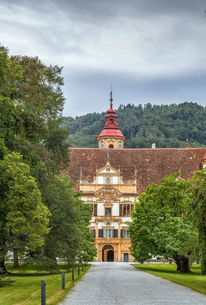 Schloss Eggenberg Graz Ist Die Bedeutendste Barocke Schlossanlage Der Steiermark — Stockfoto
