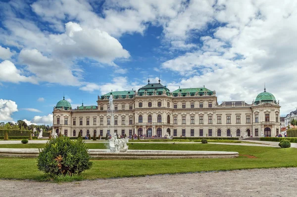Upper Belvedere Sarayı 1723 Inşa Edilmiş Avrupa Viyana Avusturya Nın — Stok fotoğraf