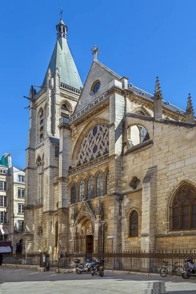 Iglesia Saint Severin Una Iglesia Católica Barrio Latino París Una —  Fotos de Stock