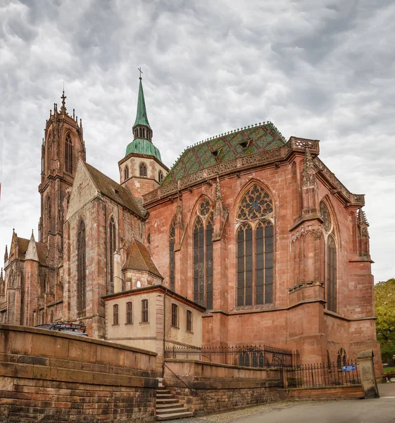 George Kilisesi Selestat Bas Rhin Alsace Fransa Bulunan Bir Gotik — Stok fotoğraf