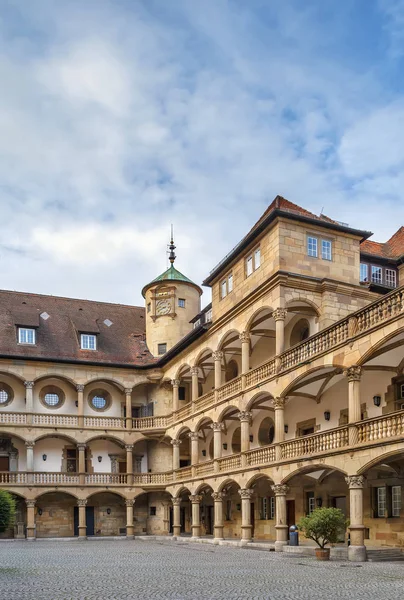 Innenhof Des Alten Schlosses Mit Arkaden Stuttgart Deutschland — Stockfoto