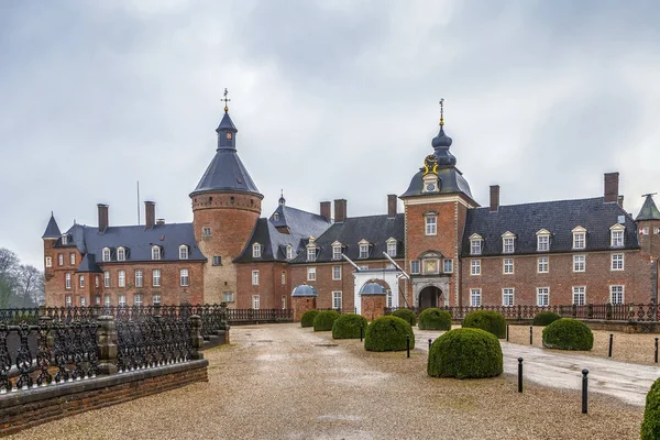 Castillo Anholt Uno Los Castillos Agua Más Grandes Munsterland Alemania —  Fotos de Stock