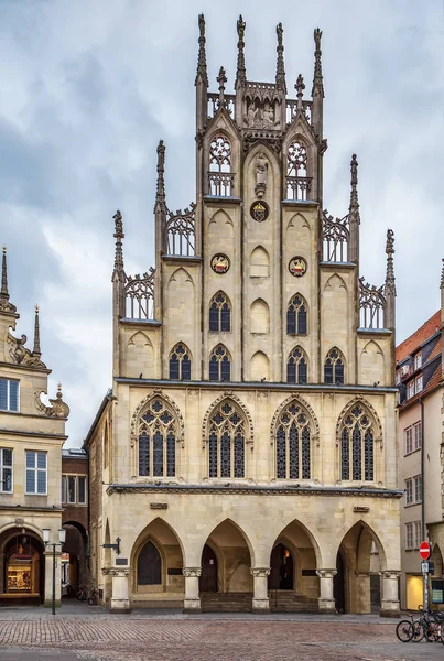 Ayuntamiento Histórico Munster Uno Los Monumentos Arquitectónicos Más Significativos Del — Foto de Stock