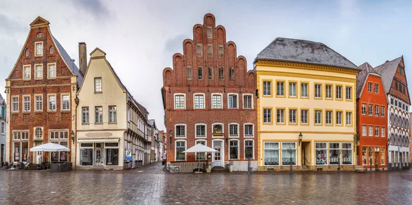 Historischer Marktplatz Mit Schönen Häusern Warendorf Deutschland — Stockfoto