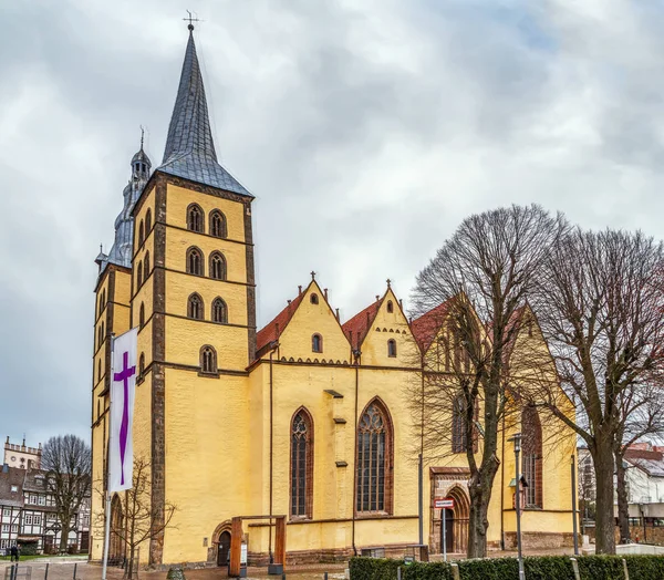 Lutherse Parochiekerk Nicholas Lemgo Duitsland — Stockfoto