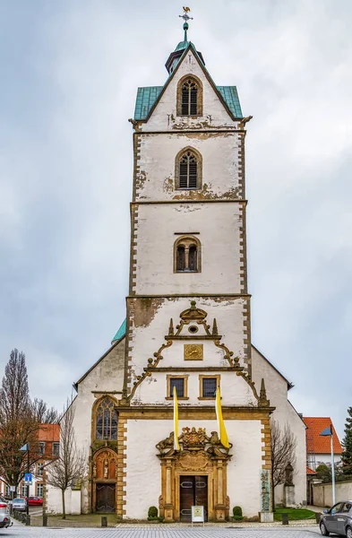 德国帕德博恩历史中心的布希多夫教堂 — 图库照片
