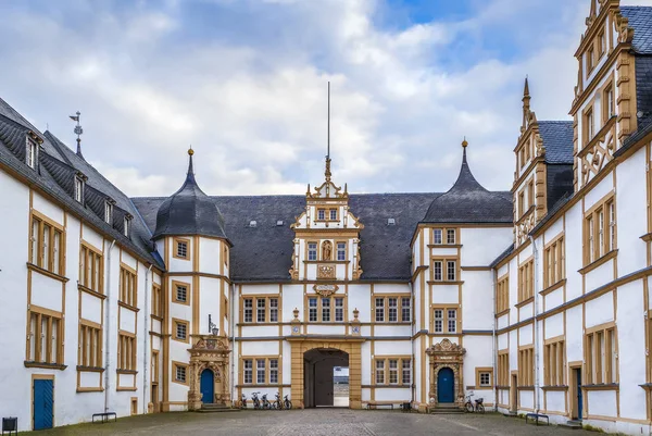 Neuhaus Castle Former Residence Bishop Princes Quite Famous Renaissance Castle — Stock Photo, Image