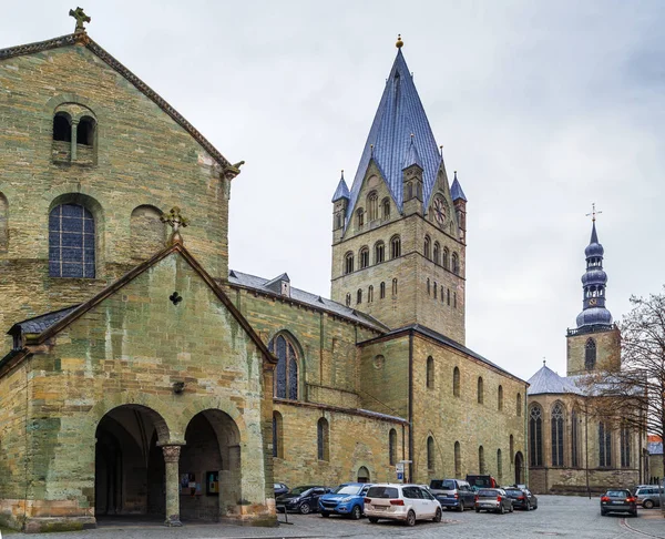 Patroclus Katedrali Almanya Nın Soest Kentindeki Roma Tarzı Bazilika Belediye — Stok fotoğraf