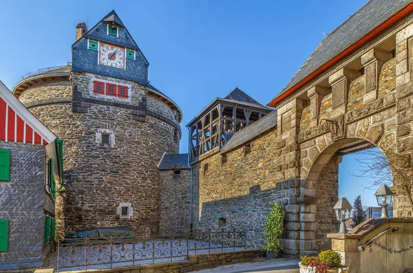 Zamku Burg Znajduje Się Mieście Burg Der Wupper Solingen Jest — Zdjęcie stockowe