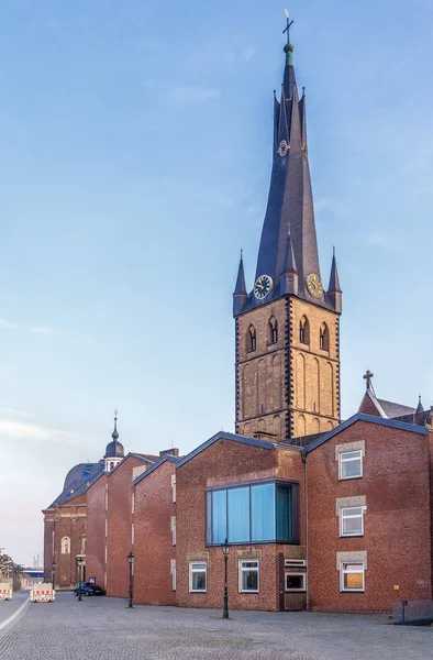 Lambertus Kilisesi Roma Katolik Kilisesidir Dusseldorf Tarihi Merkezinde Almanya — Stok fotoğraf