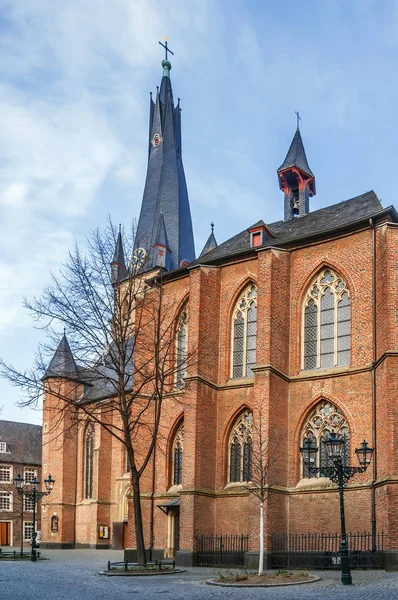 Lambertus Kyrkan Romersk Katolska Kyrkan Düsseldorf Historiska Centrum Tyskland — Stockfoto