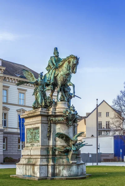 Monumento Kaiser Wilhelm Dusseldorf Alemanha — Fotografia de Stock