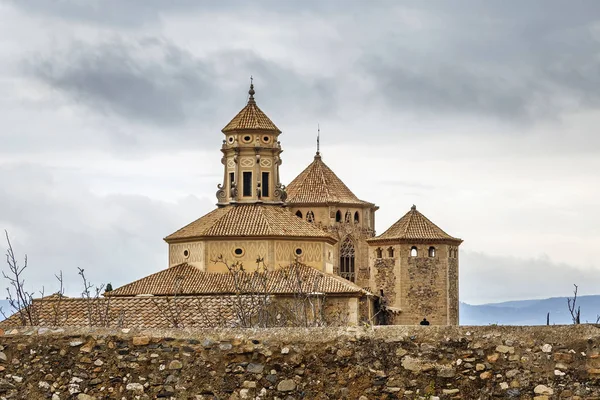 Real Abadía Santa María Poblet Monasterio Cisterciense Fundado 1151 Cataluña — Foto de Stock