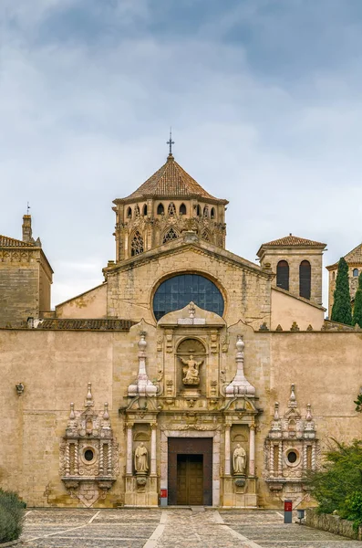 Koninklijke Abdij Van Santa Maria Poblet Een Cisterciënzerklooster Gesticht 1151 — Stockfoto