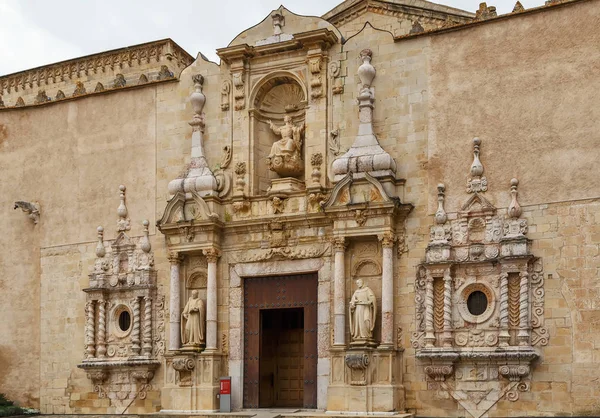 Det Kungliga Klostret Santa Maria Poblet Ett Cistercienserkloster Grundades 1151 — Stockfoto