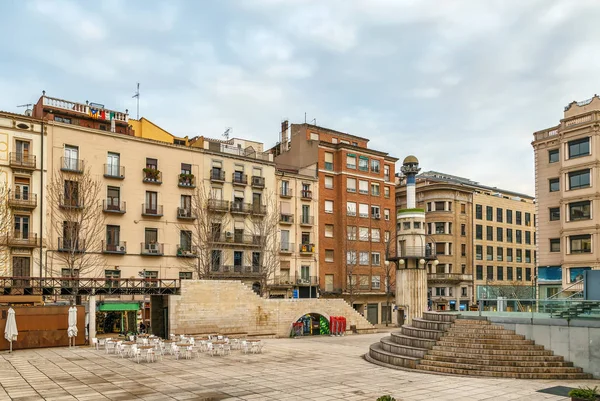 Belangrijkste Plein Van Sant Joan Centrum Van Stad Lleida Spanje — Stockfoto