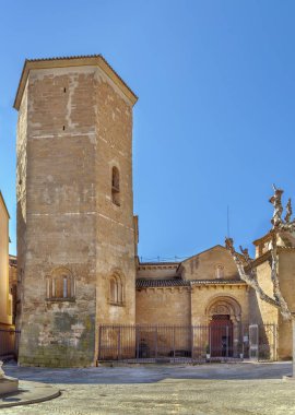 Abbey San Pedro el Viejo eski bir Benedictine Manastırı ' eski şehir, Huesca, Aragon, İspanya olduğunu