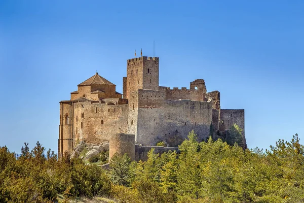 Château Loarre Est Château Abbaye Romane Situé Dans Région Autonome — Photo