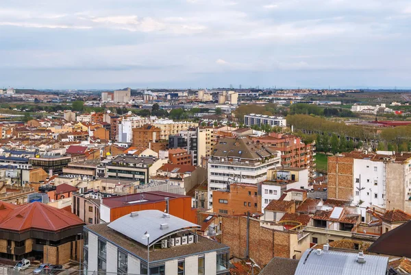 Uitzicht Stad Lleida Van Kathedraal Hill Spanje — Stockfoto