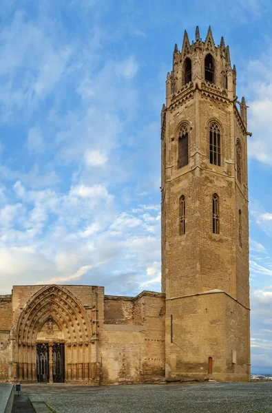 Kathedraal Van Seu Vella Kathedraal Van Het Bisdom Lleida Lleida — Stockfoto