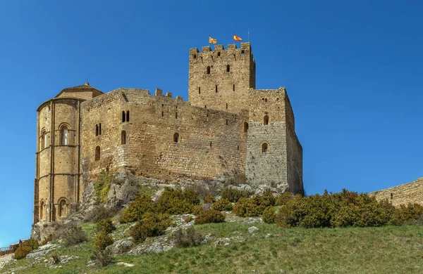 Château Loarre Est Château Abbaye Romane Situé Dans Région Autonome — Photo