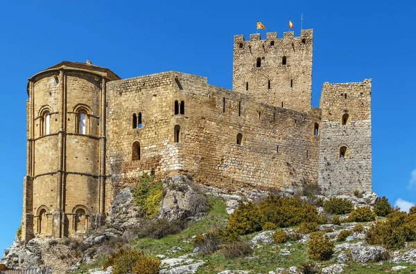 Château Loarre Est Château Abbaye Romane Situé Dans Région Autonome — Photo