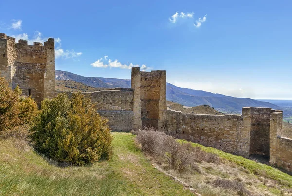 Kasteel Van Loarre Een Romaanse Kasteel Klooster Gelegen Regio Aragón — Stockfoto