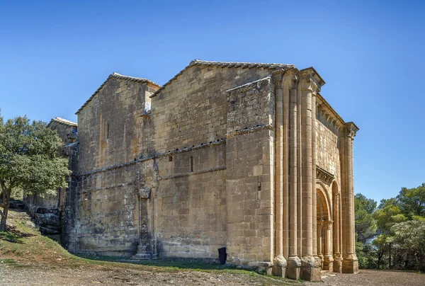 Iglesia Santiago Aguero Templo Románico Aragón España — Foto de Stock