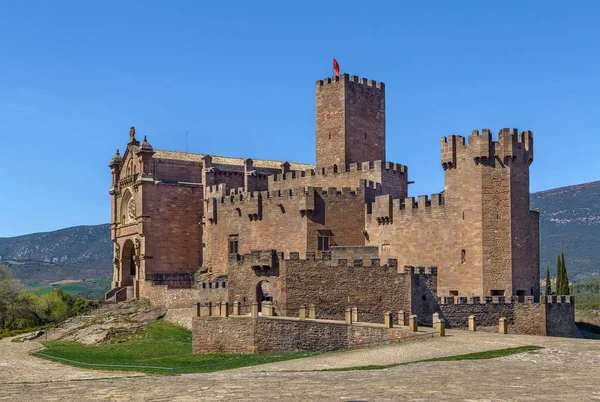 Kasteel Van Xavier Gelegen Een Heuvel Navarra Spanje — Stockfoto