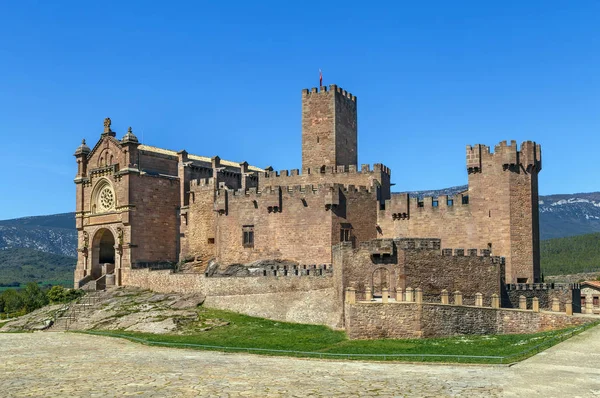 Castle Xavier Est Situé Sur Une Colline Navarre Espagne — Photo