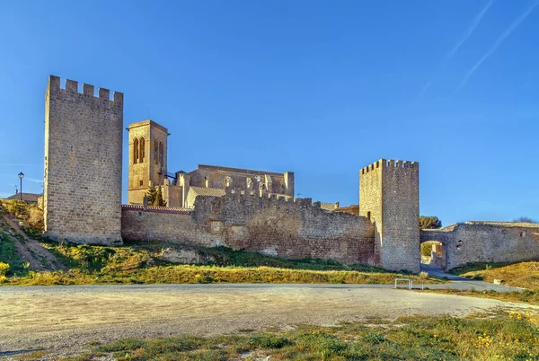 Cerco Artajona Est Une Grande Forteresse Château Âge Moyen Artajona — Photo