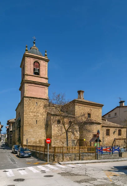 Kirche San Pedro Puente Reina Navarra Spanien — Stockfoto