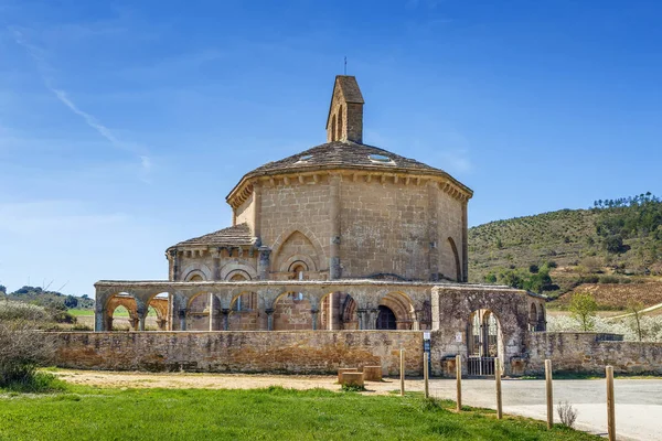 Igreja Santa Maria Eunate Uma Igreja Românica Século Xii Localizada — Fotografia de Stock