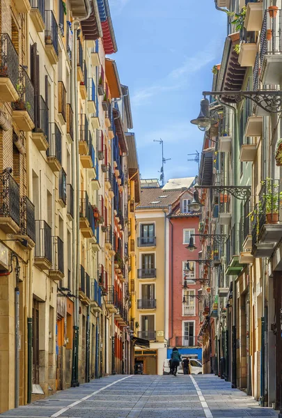 Straat Het Centrum Van Pamplona Navarra Spanje — Stockfoto