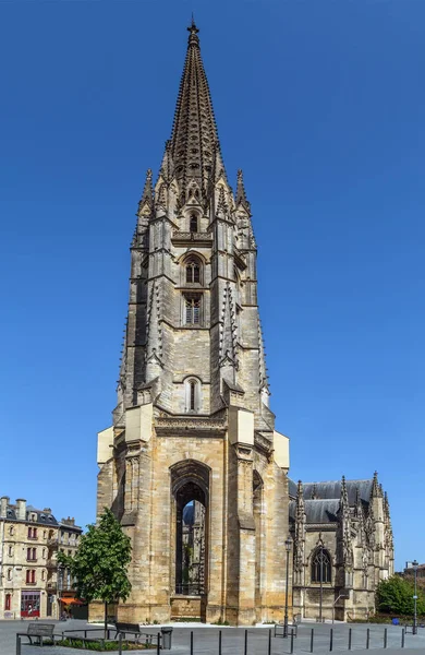 Basílica São Miguel Bordéus Uma Igreja Gótica Flamejante Bordéus França — Fotografia de Stock