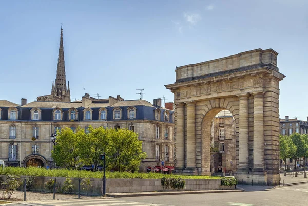 Nézd Bourgogne Kapu Bordeaux Franciaország — Stock Fotó