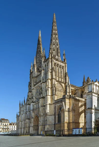 Katedrála Svatého Ondřeje Běžně Známé Jako Bordeaux Katedrála Římsko Katolické — Stock fotografie