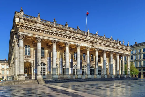 Grand Театру Бордо Спочатку Урочисто Відкрив Квітня 1780 Році Франції — стокове фото