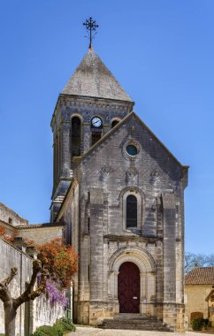 Kilisesi, Saint Pierre Es Liens Bourdeilles komün Dordogne departmanı, Fransa içinde içinde