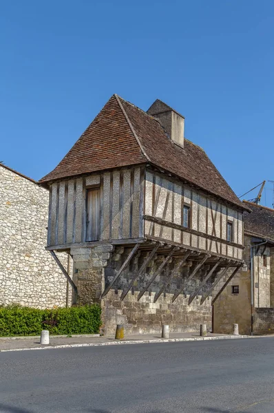 Straat Met Historische Huis Perigueux Frankrijk — Stockfoto