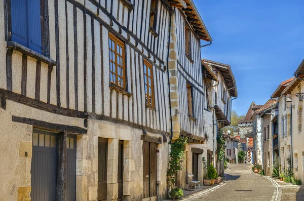 Straat Met Historische Huizen Saint Jean Cole Dordogne Frankrijk — Stockfoto