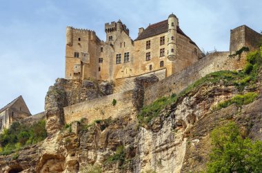 Chateau Beynac Beynac-et-Cazenac, Komün Dordogne dpartement Fransa'nın içinde yer alan bir kaledir