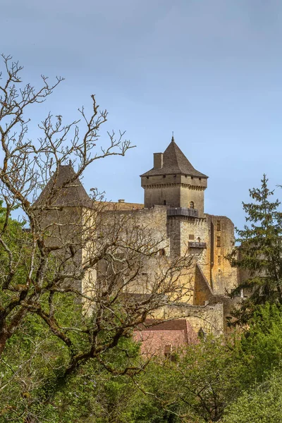 Chateau Castelnaud Een Middeleeuws Fort Gemeente Castelnaud Chapelle Perigord Zuid — Stockfoto