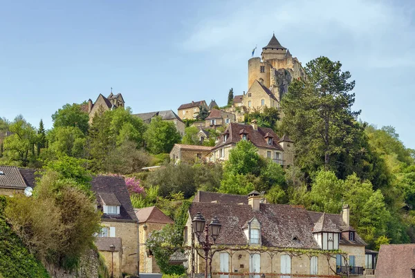 Chateau Castelnaud Een Middeleeuws Fort Gemeente Castelnaud Chapelle Perigord Zuid — Stockfoto