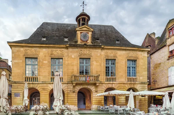 Câmara Municipal Sarlat Caneda Departamento Dordogne França — Fotografia de Stock