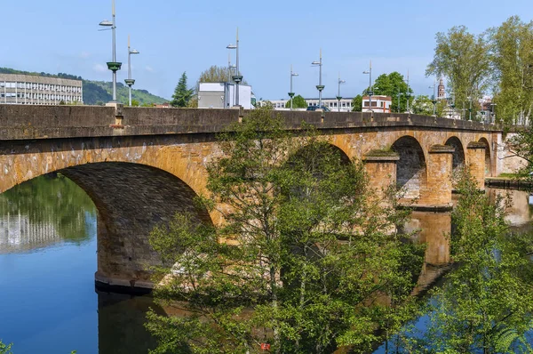 Pont Louis Philippe Silta Loot Joen Yli Cahors Ranska — kuvapankkivalokuva