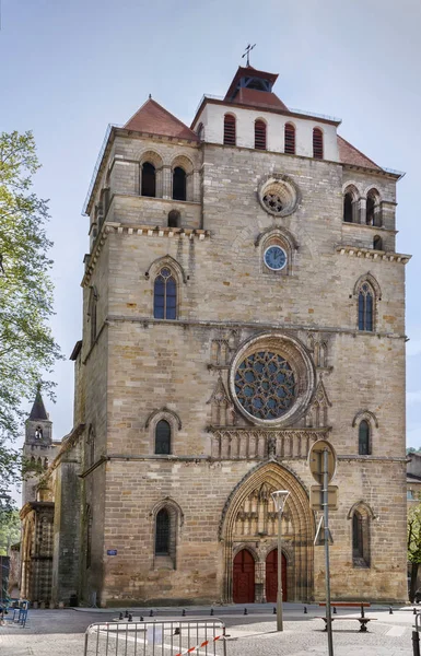 Catedral Cahors Una Iglesia Católica Ubicada Ciudad Cahors Occitanie Francia — Foto de Stock