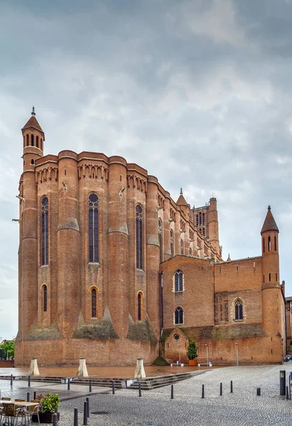 Katedra Bazylika Saint Cecilia Znany Również Jako Katedra Albi Jest — Zdjęcie stockowe