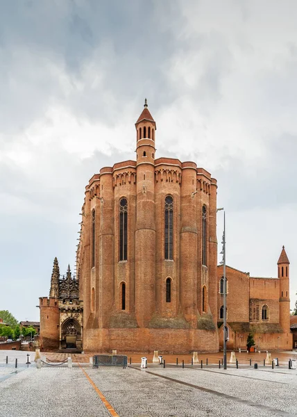 Katedra Bazylika Saint Cecilia Znany Również Jako Katedra Albi Jest — Zdjęcie stockowe